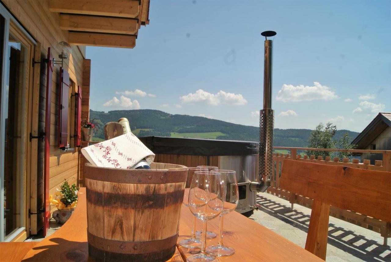 Bergchalet Am Waldrand - Pool, Sauna & Kamin Pöllauberg Esterno foto